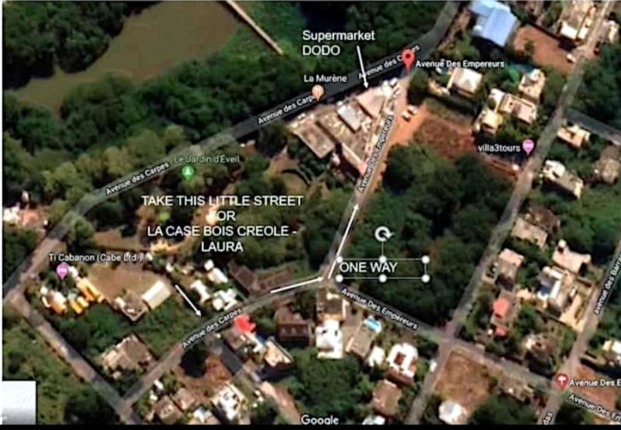 La Case Bois Creole Albion Exteriér fotografie